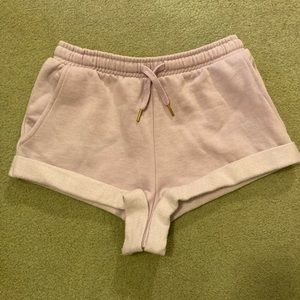 We Wore What *Lilac* Pull On Sweat Shorts